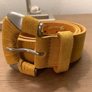 Genuine leather free people belt